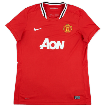 2011-12 Manchester United Home Shirt - 8/10 - (Women's L)