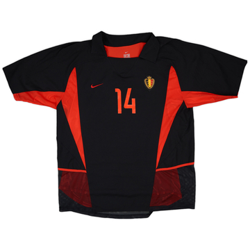 2002-04 Belgium Match Issue Away Shirt #14