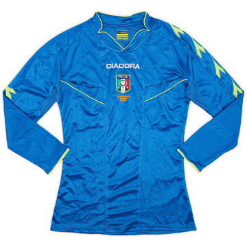 2013-14 Italy Diadora Referee L/S Shirt - 6/10 - (M)