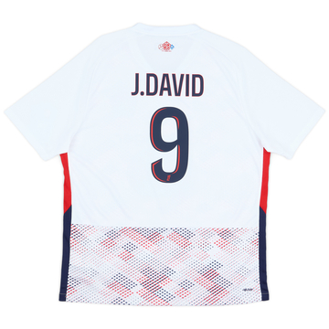 2024-25 Lille Away Shirt J.David #9
