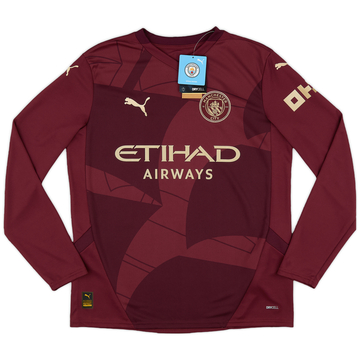 2024-25 Manchester City Third L/S Shirt (KIDS)