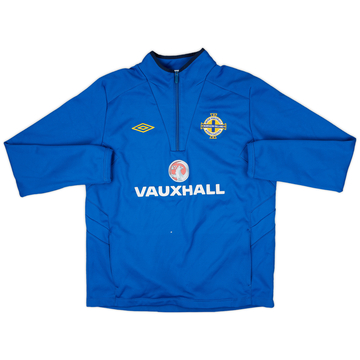 2010-12 Northern Ireland 1/4 Zip Sweat Top - 6/10 - (L)