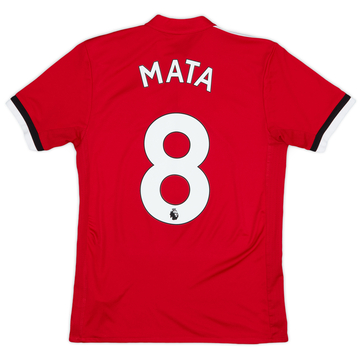 2017-18 Manchester United Home Shirt Mata #8 - 8/10 - (XS)