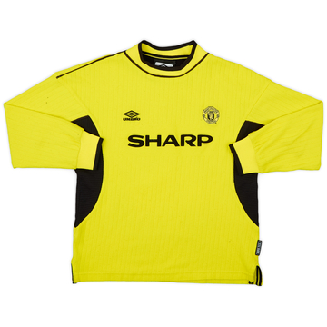 1999-00 Manchester United GK Shirt - 8/10 - (L.Boys)