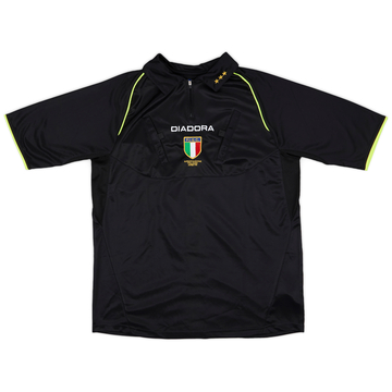 2000s Italy FIGC Diadora Referee Shirt - 10/10 - (XL)