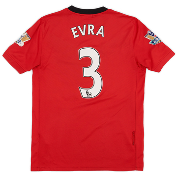 2009-10 Manchester United Home Shirt Evra #3 - 6/10 - (S)