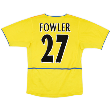 2002-03 Leeds United Away Shirt Fowler #27 - 7/10 - (S)