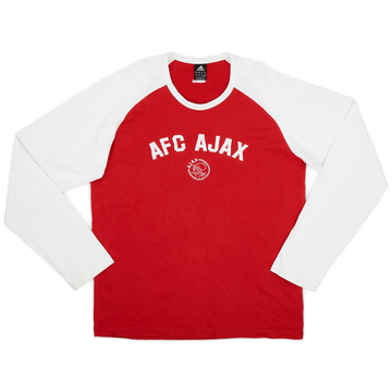 2003-04 Ajax adidas Cotton L/S Tee - 7/10 - (XL)