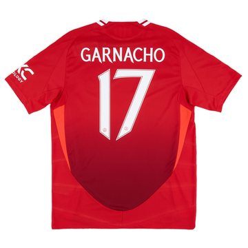 2024-25 Manchester United Authentic Home Shirt Garnacho #17