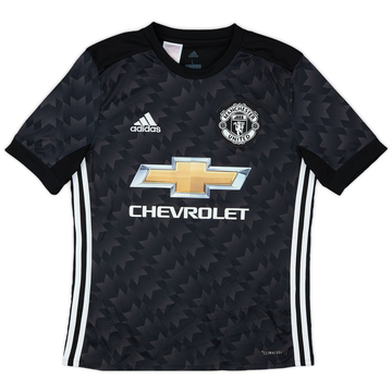 2017-18 Manchester United Away Shirt - 8/10 - (L.Boys)