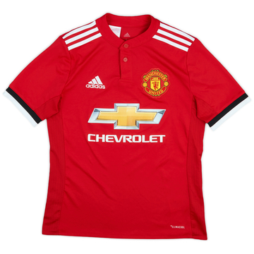 2017-18 Manchester United Home Shirt - 9/10 - (L.Boys)