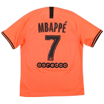 2019-20 Paris Saint-Germain Away Shirt Mbappe #7 - 8/10 - (S)