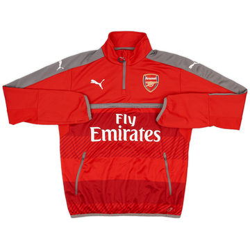 2014-15 Arsenal Puma 1/4 Zip Drill Top - 9/10 - (L)