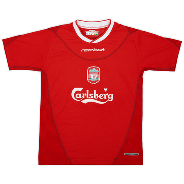 2002-04 Liverpool Home Shirt - 9/10 - (M.Boys)