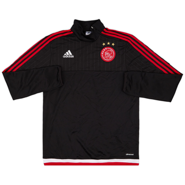 2015-16 Ajax adidas 1/4 Zip Drill Top - 9/10 - (M)