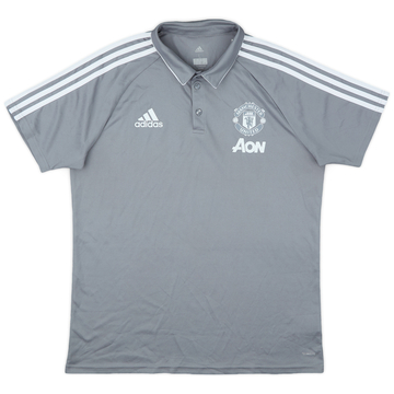 2017-18 Manchester United adidas Polo Shirt - 8/10 - (L)