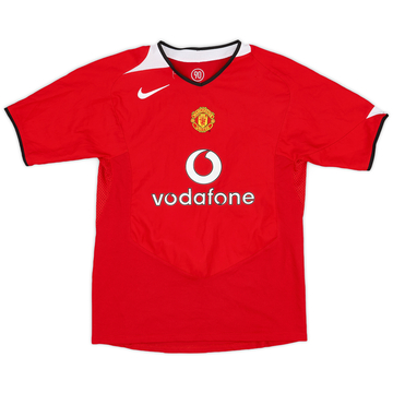 2004-06 Manchester United Home Shirt - 8/10 - (L.Boys)