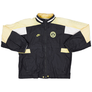 1996-97 Borussia Dortmund Nike Hooded Rain Jacket - 5/10 - (XL.Boys)