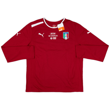 2013-14 Italy Player Issue Puma L/S Tee (XL)