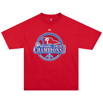 2008 Philadelphia Phillies National League Champions Majestic Tee XL