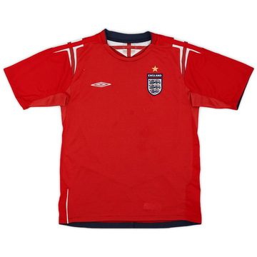 2004-06 England Away Shirt - 8/10 - (XL.Boys)