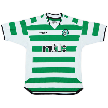 2001-03 Celtic Home Shirt - 6/10 - (L.Boys)