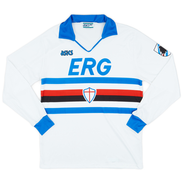 1991-92 Sampdoria Away L/S Shirt - 7/10 - (L)
