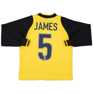 2003-04 Stoke GK Shirt James #5 - 6/10 - (S.Boys)