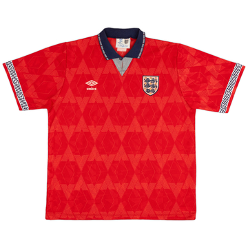 1990-93 England Away Shirt - 8/10 - (L)