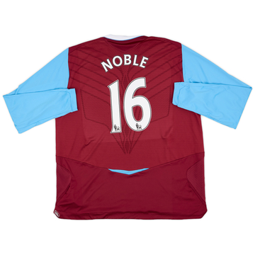 2008-09 West Ham Home L/S Shirt Noble #16 - 8/10 - (XXL)