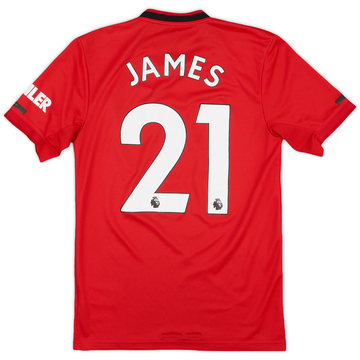 2019-20 Manchester United Home Shirt James #21 - 9/10 - (XS)
