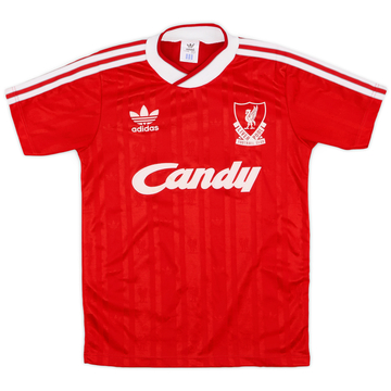 1988-89 Liverpool Home Shirt - 8/10 - (Y)