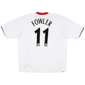 2005-06 Liverpool Away Shirt Fowler #11 - 6/10 - (XXL)