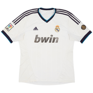 2012-13 Real Madrid Home Shirt - 4/10 - (XL)