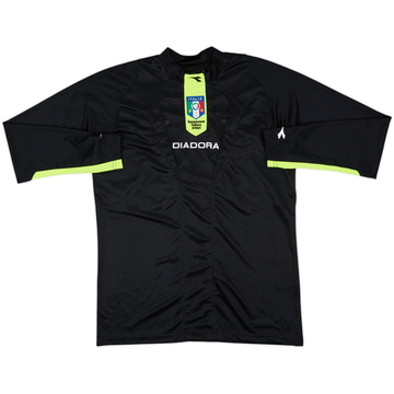 2009-10 Italy Diadora Referee L/S Shirt - 9/10 - (M)