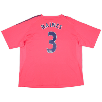 2010-11 Everton Away Shirt Baines #3 - 9/10 - (XXL)