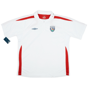 2007-08 West Brom Umbro 1/4 Zip Training/Polo Shirt (XXL)