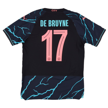 2023-24 Manchester City Authentic Third Shirt De Bruyne #17 (S)