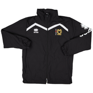 2018-19 MK Dons Errea Hooded Rain Jacket - 8/10 - (S)