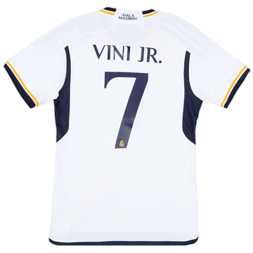 2023-24 Real Madrid Authentic Home Shirt Vini Jr. #7