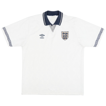 1990-92 England Home Shirt - 9/10 - (L)