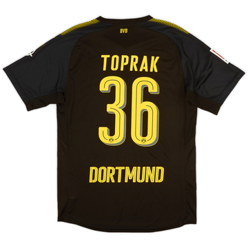 2017-18 Borussia Dortmund Authentic Away Shirt Toprak #36 - 9/10 - (L)