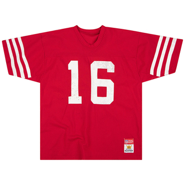 1980s San Francisco 49ers Montana #16 MacGregor Sand-Knit Jersey (Home) L