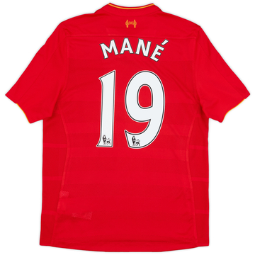 2016-17 Liverpool Home Shirt Mane #19 - 6/10 - (S)