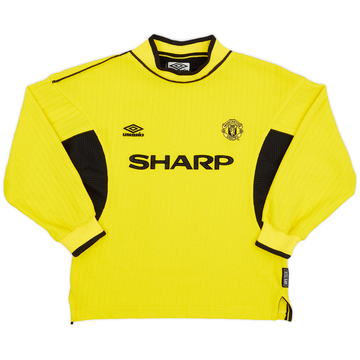 1999-00 Manchester United GK Shirt - 9/10 - (XL.Boys)