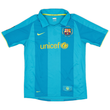 2007-09 Barcelona Away Shirt - 9/10 - (XL.Boys)