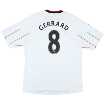 2010-11 Liverpool Away Shirt Gerrard #8 - 5/10 - (L)