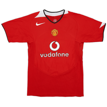 2004-06 Manchester United Home Shirt - 8/10 - (L.Boys)