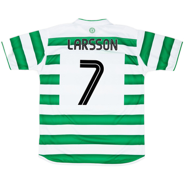 2003-04 Celtic Home Shirt Larsson #7VS