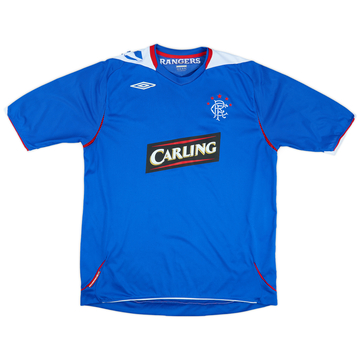 2006-07 Rangers Home Shirt - 6/10 - (XL)